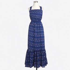 J Crew Ikat Maxi Dress